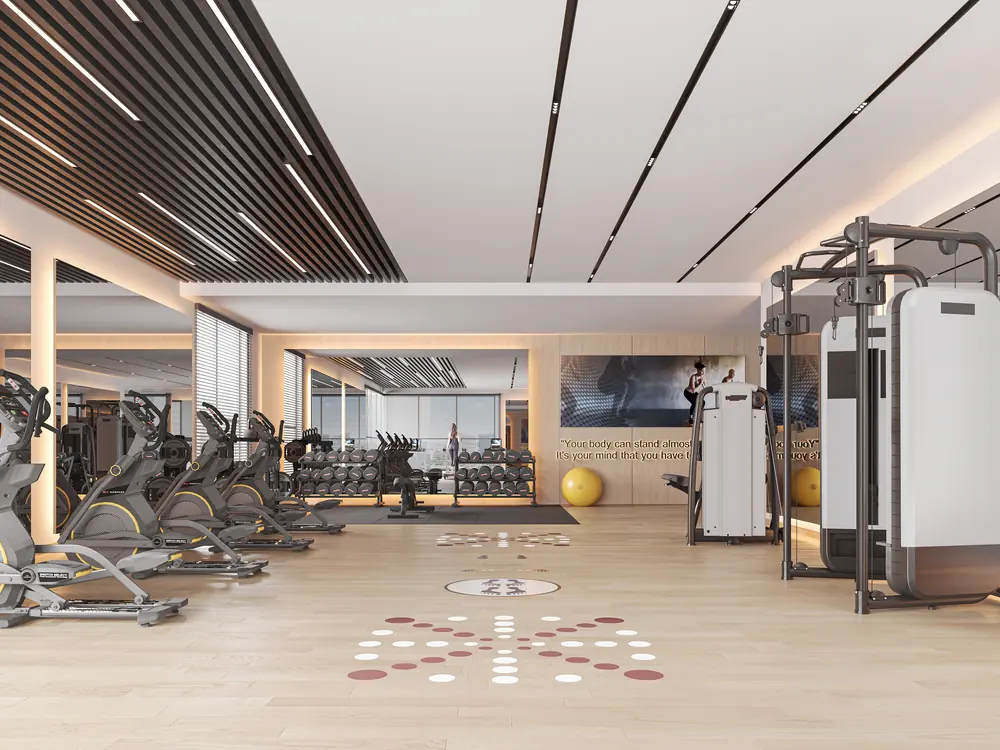 Fully equipped gym