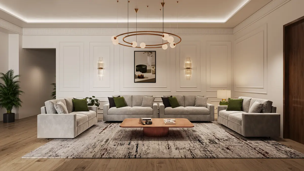 Living area at Om Tatvam